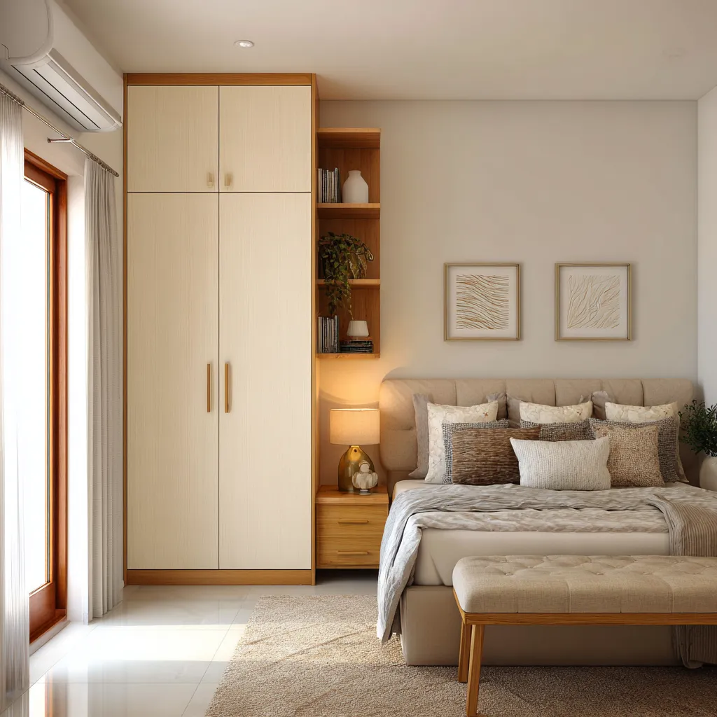 Earthy and Neutral Shades- Almirah Colour as per Vastu