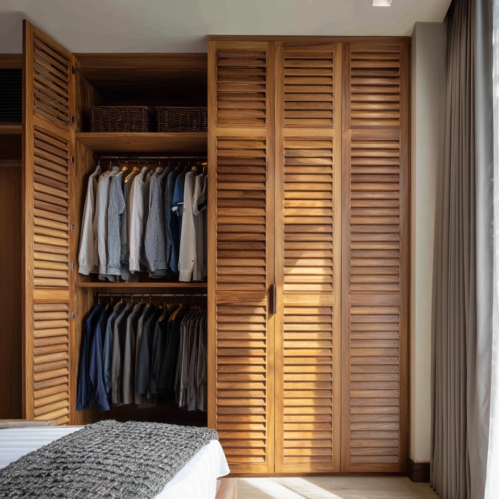 Hinged Wardrobe Shutter Design