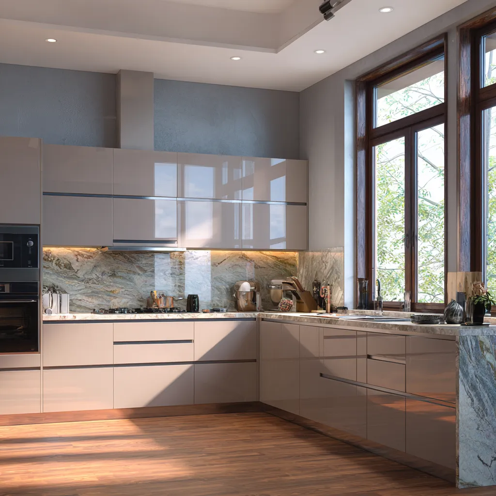 Acrylic Cabinet Doors for Modular Kitchen