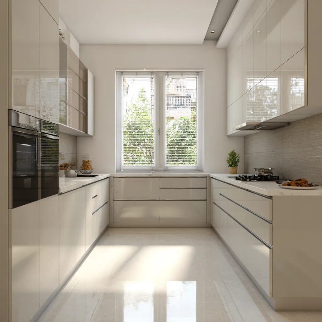 Acrylic Gloss Kitchen Cabinet Design