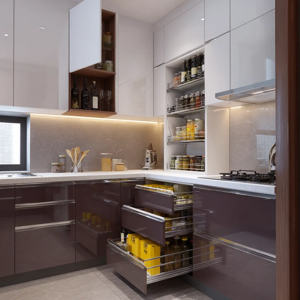 Acrylic Kitchen Storage Ideas