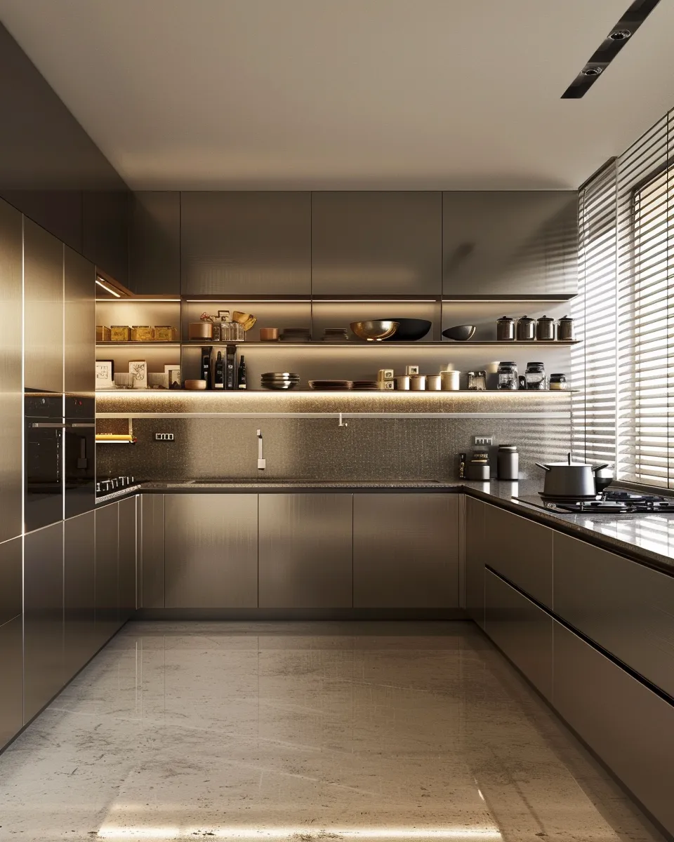 Aluminium- Types of Kitchen Cabinet Materials