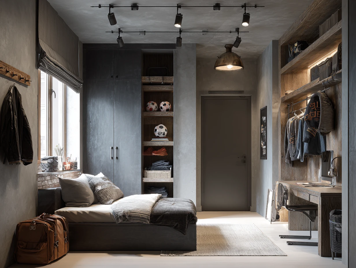 Boys Rugged Wardrobe Design