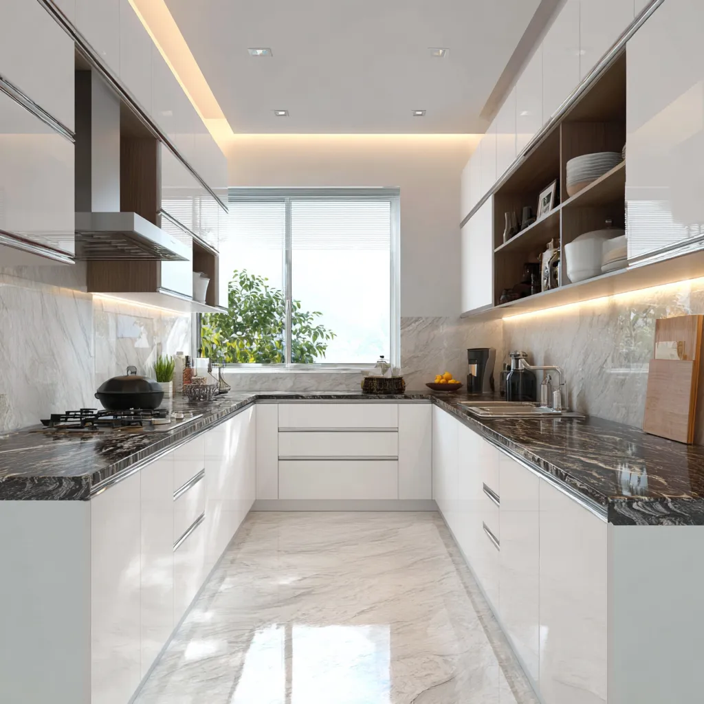 Choosing the Right Countertop for Acrylic Kitchen Cabinets