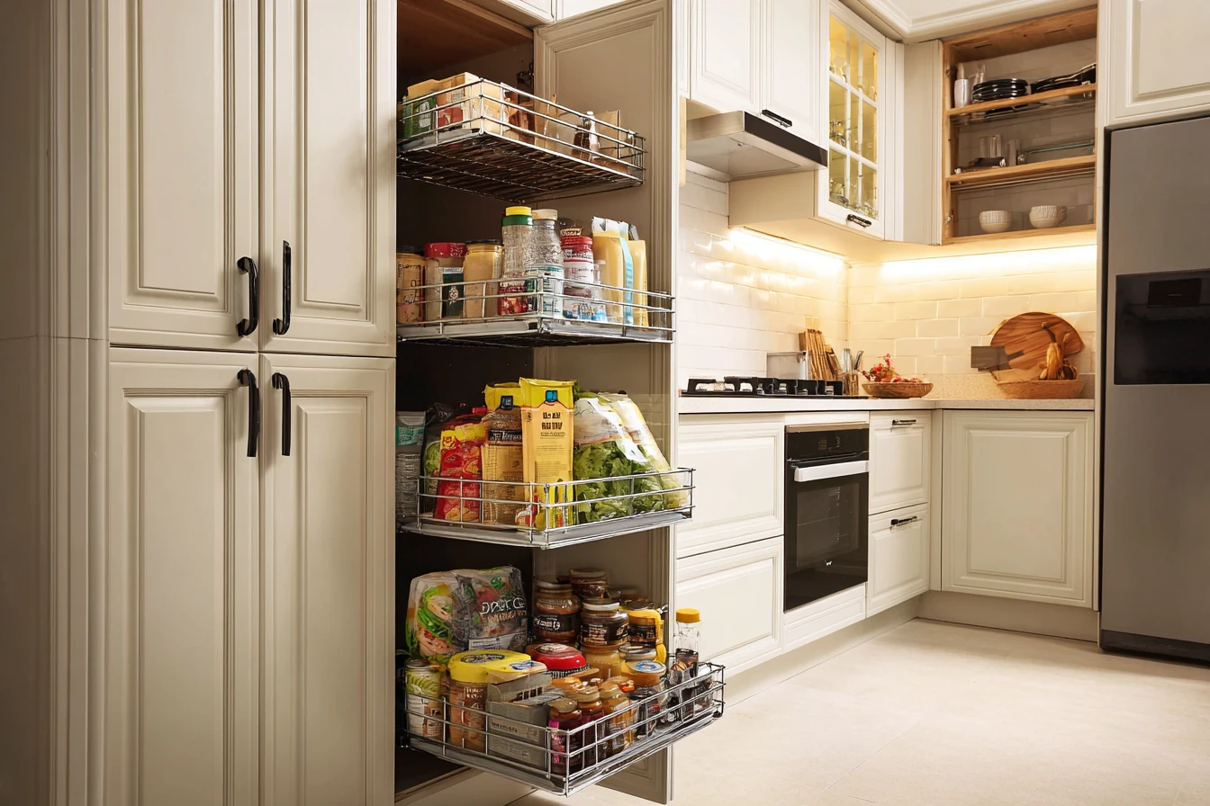 Classic Pantry Pull-out Unit Design