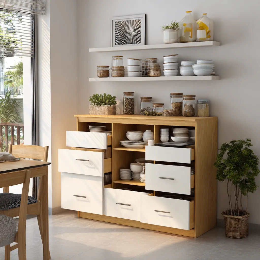 Drawer Crockery Cupboard Design Drawer Crockery Unit Design