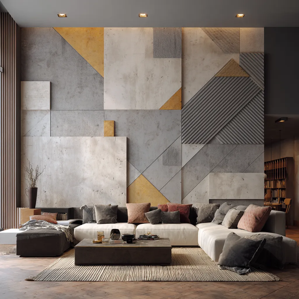 Geometric POP Wall Punning Geometric POP Wall Punning Design