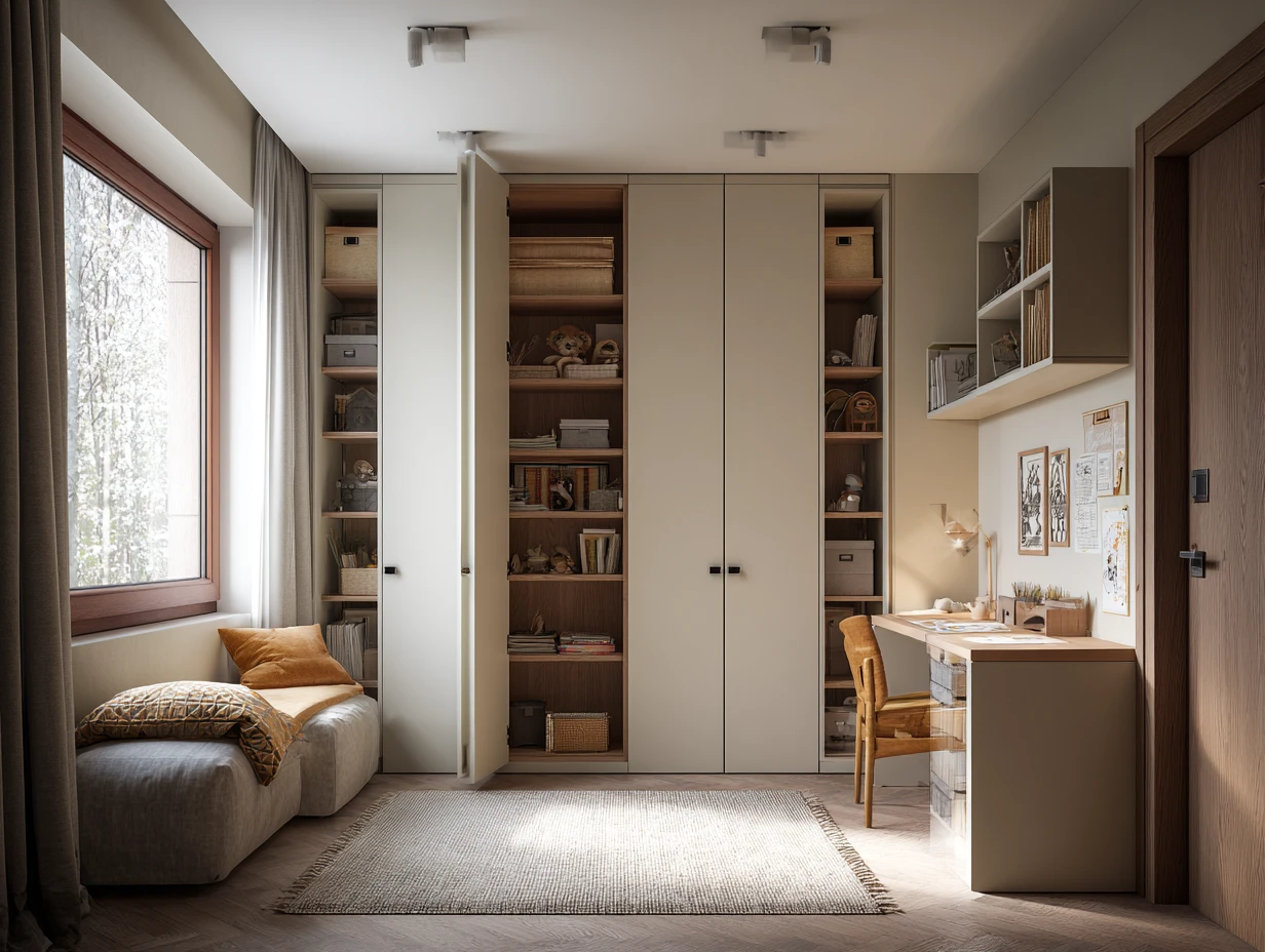 Girls Flexible Wardrobe Design