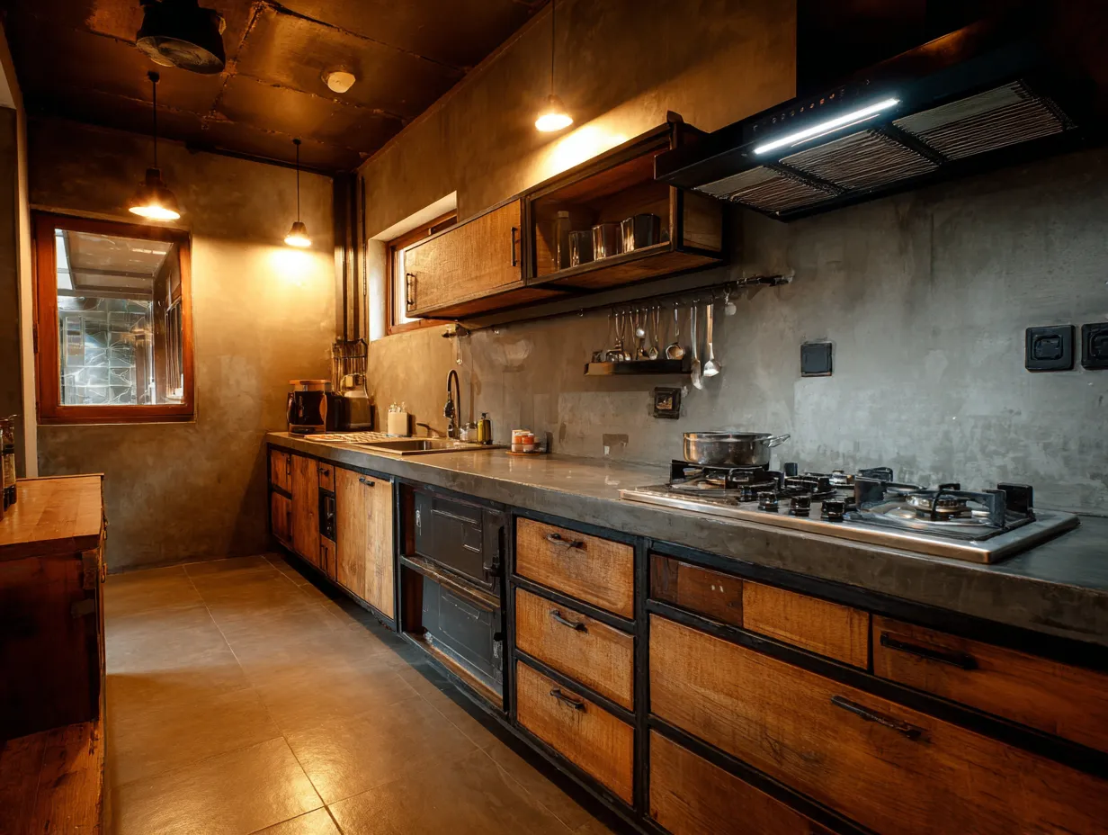 Industrial Kitchen Design- Different Types of Kitchen Design Styles