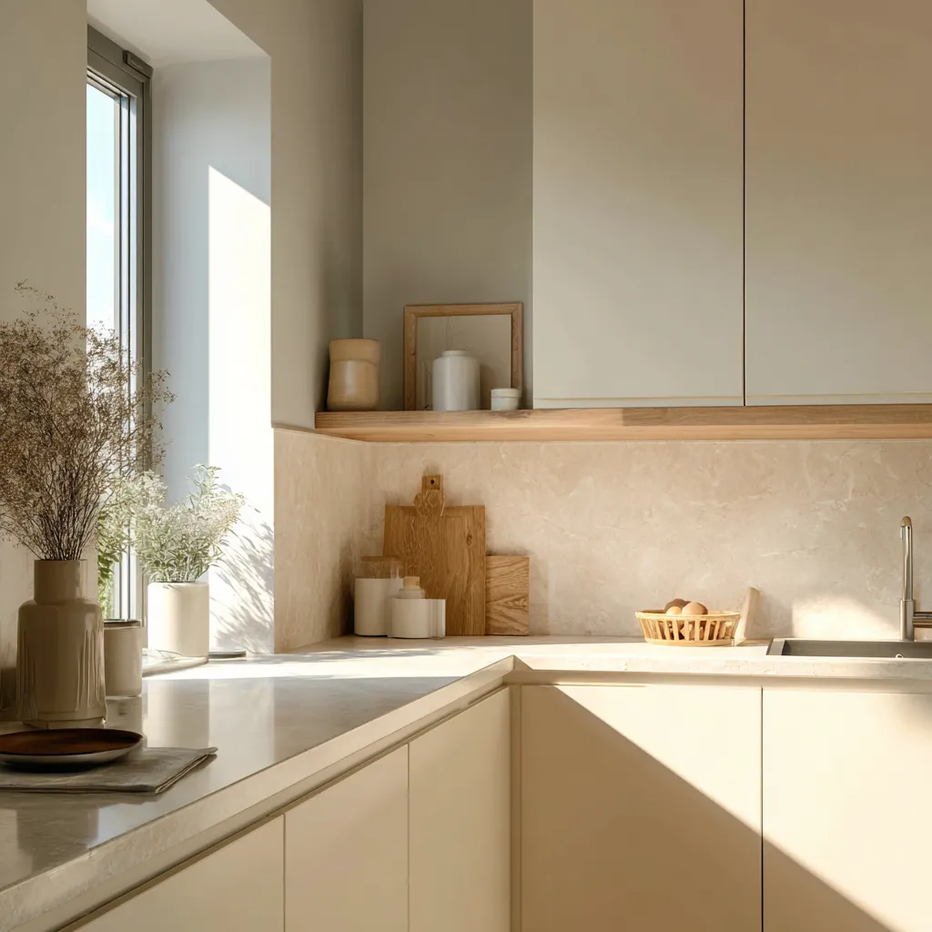 Keep the Corner Space Light and Clean in the North-east Kitchen Keep the Corner Area Light and Open in the North-east Kitchen