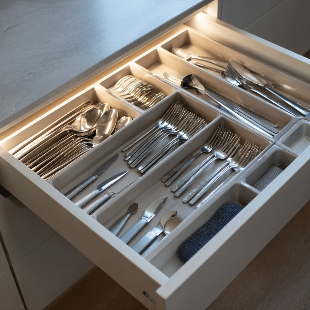 Kitchen Cutlery Drawer Design