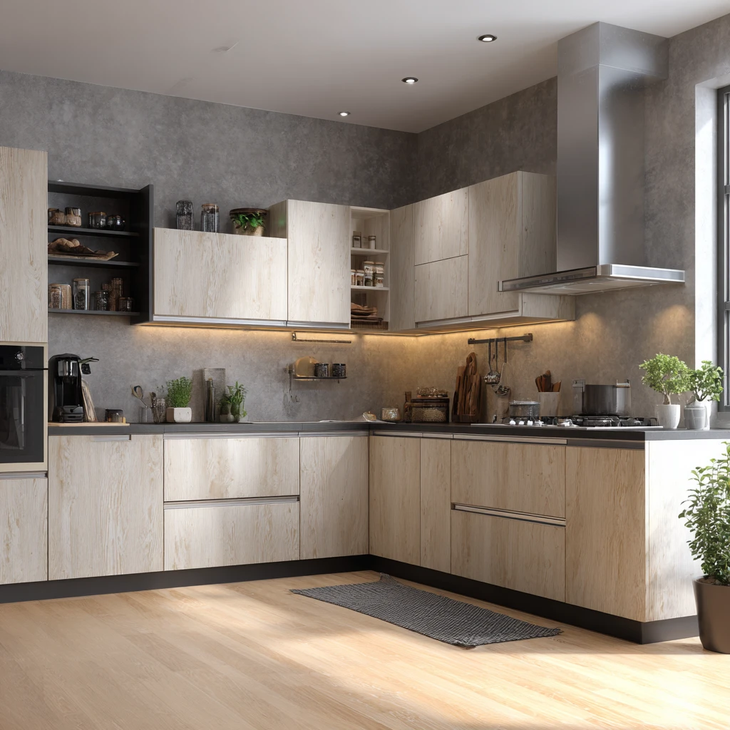 L-Shaped Kitchen Design