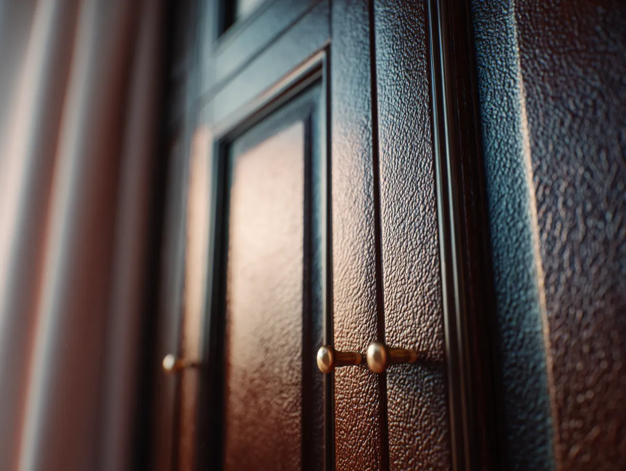 Leather Finish Wardrobe