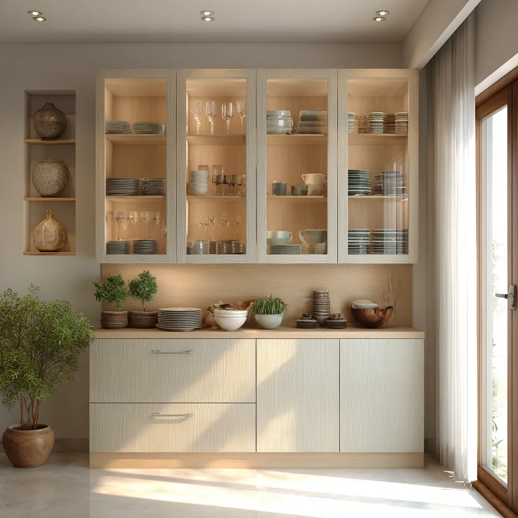 Modern Crockery Cupboard Design Modern Crockery Unit Design