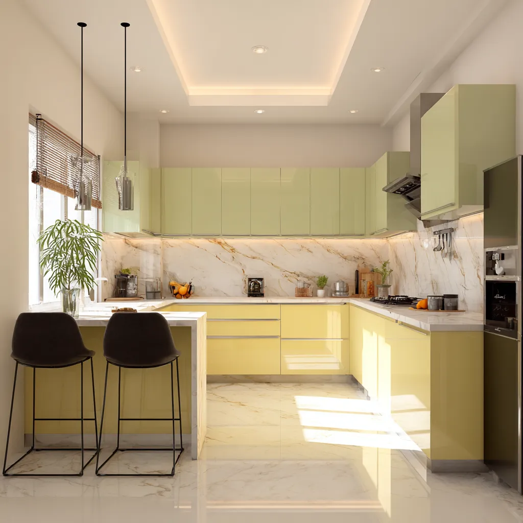 North-east Kitchen Colours as per Vastu Shastra Colours for the North-east Kitchen as per Vastu