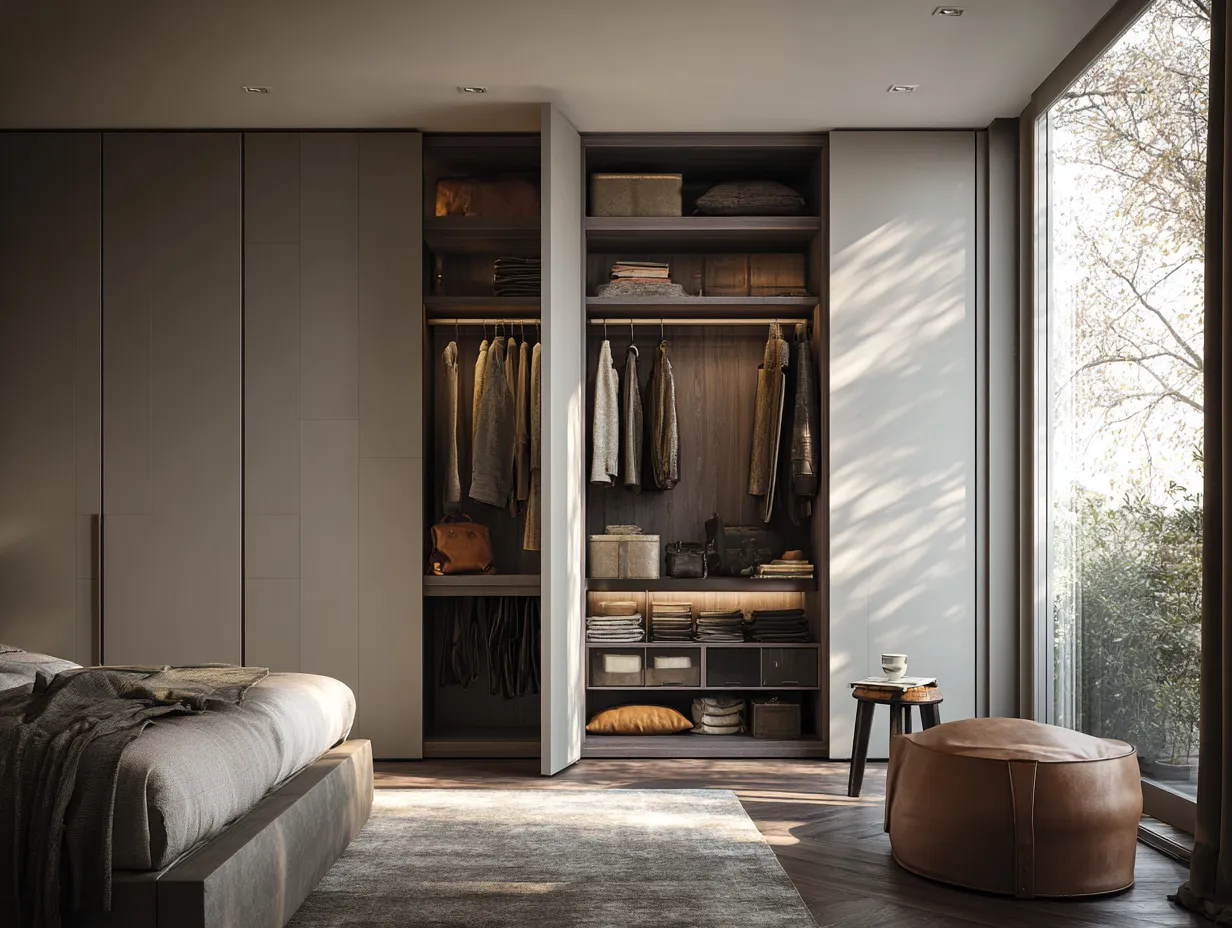 Open Wardrobe Finishes Option