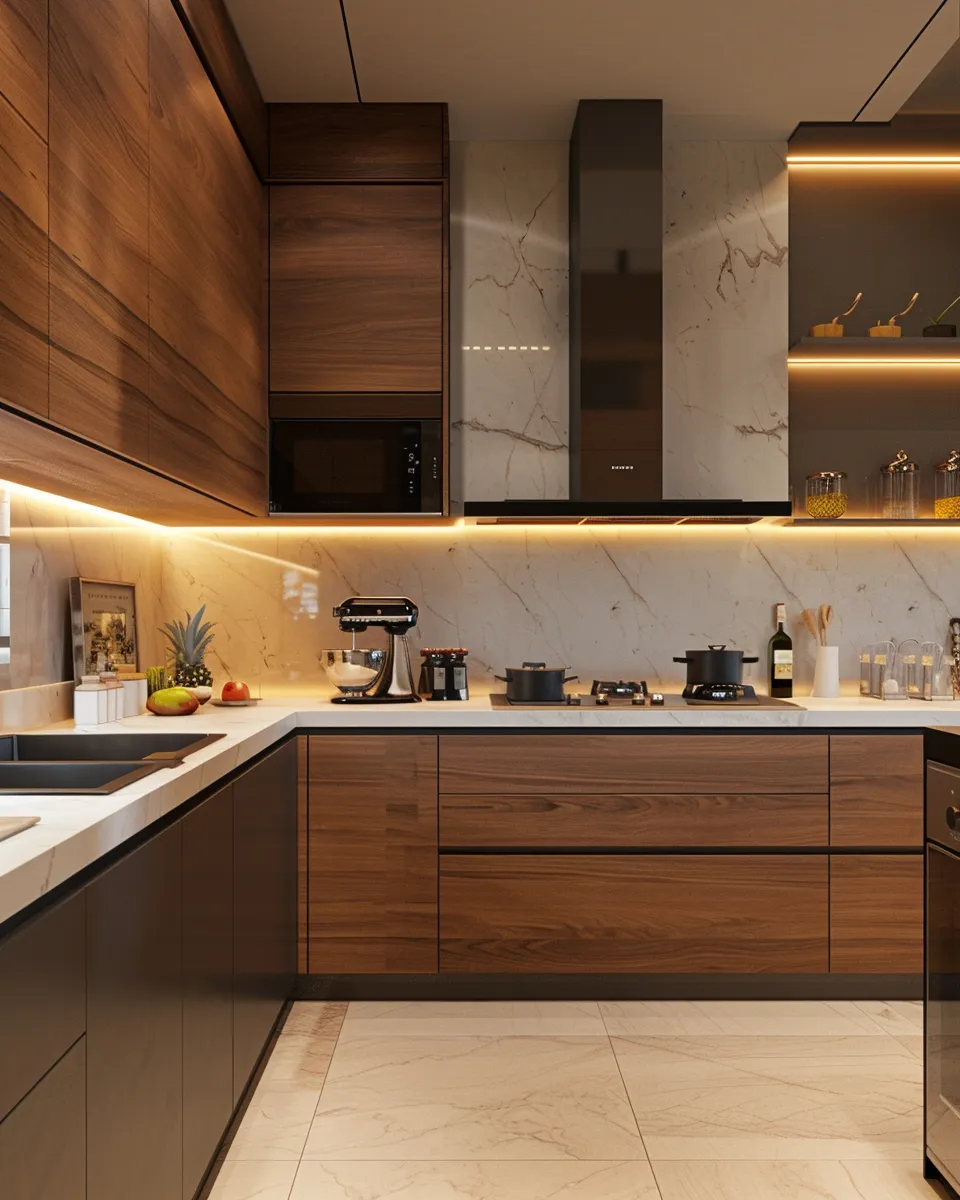 Plywood- Types of Kitchen Cabinet Materials