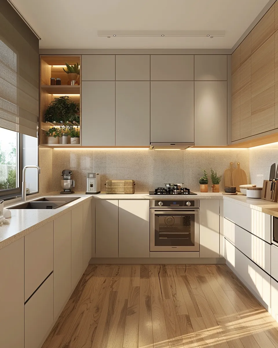 PVC- Modular Kitchen Cabinet Material