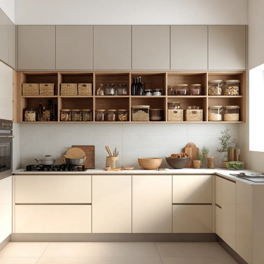 Select a Combination of Open and Closed Units- Kitchen Design Tips