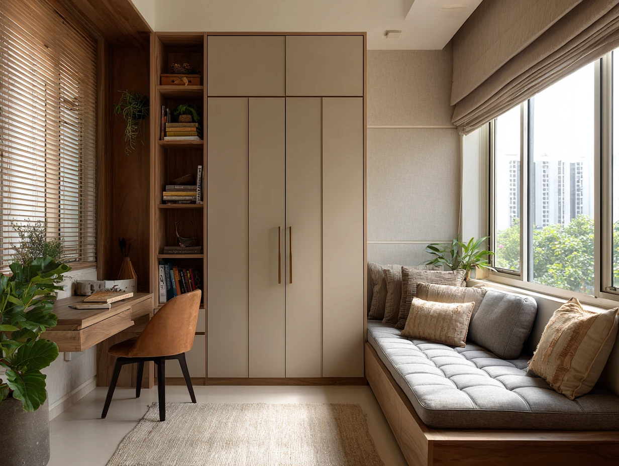 Small Children's Bedroom Built-in Wardrobe Design