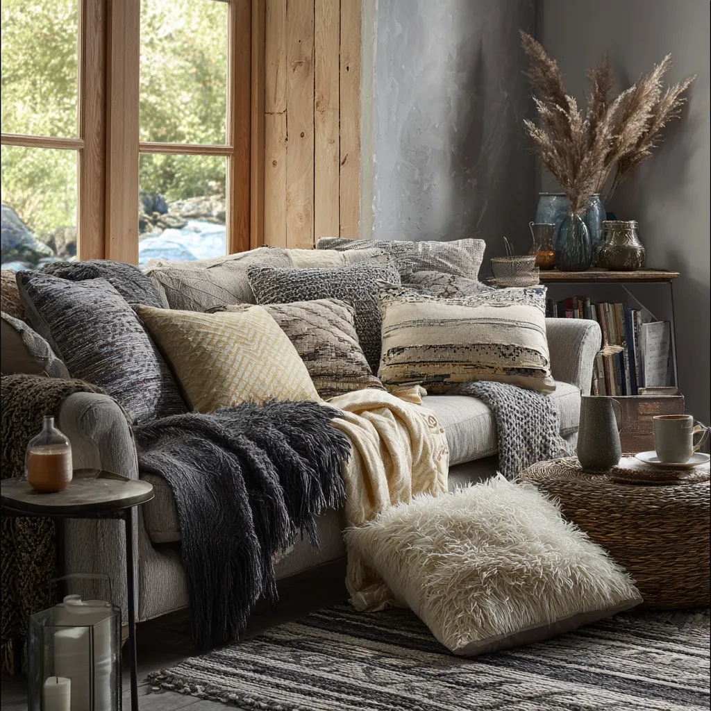 Tips to Decorate a Living Room- Add Depth With Soft Furnishings