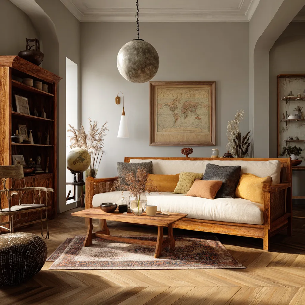 Tips to Decorate a Living Room- Mix Old and New Pieces