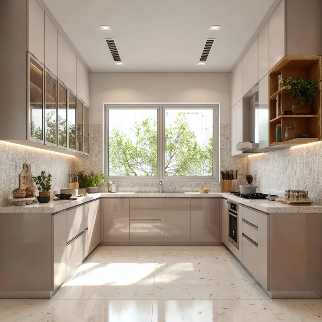 U-Shaped Kitchen Design