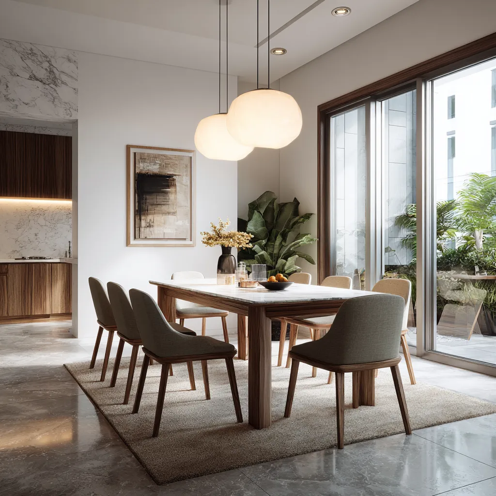 Contemporary Dining Area Interior Design