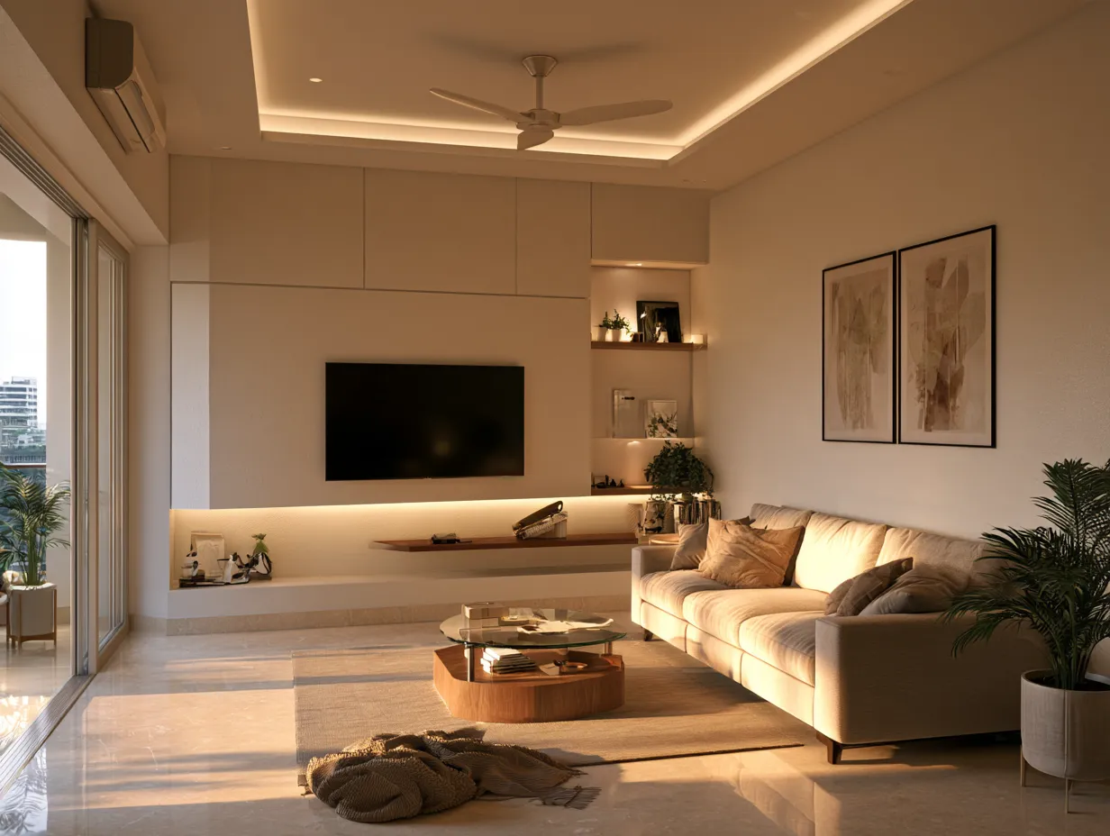 Corner TV Panel for Small Living Room Corner TV Panel Design for Small Living Room