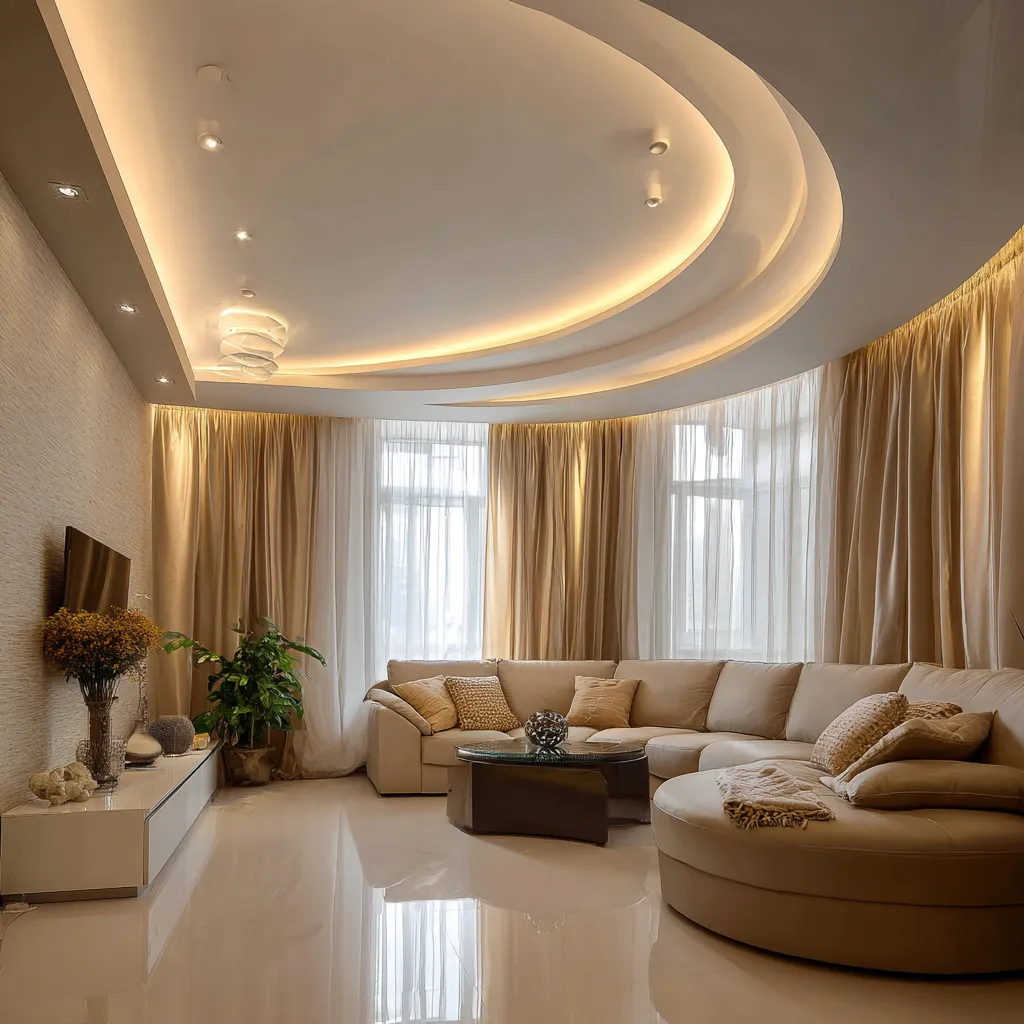 Curved POP Design for Hall