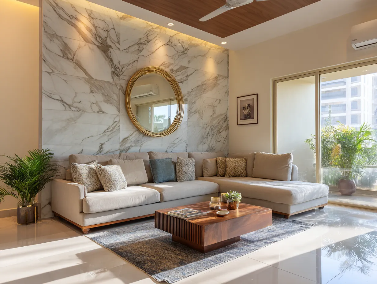 Decorative Mirrors for Depth- Hall Decoration Ideas