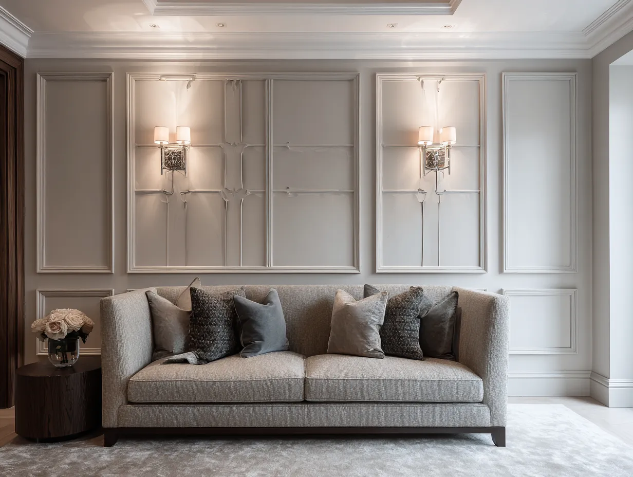 Decorative Wall Moulding Design- Luxury Hall Interior Design Inspirations