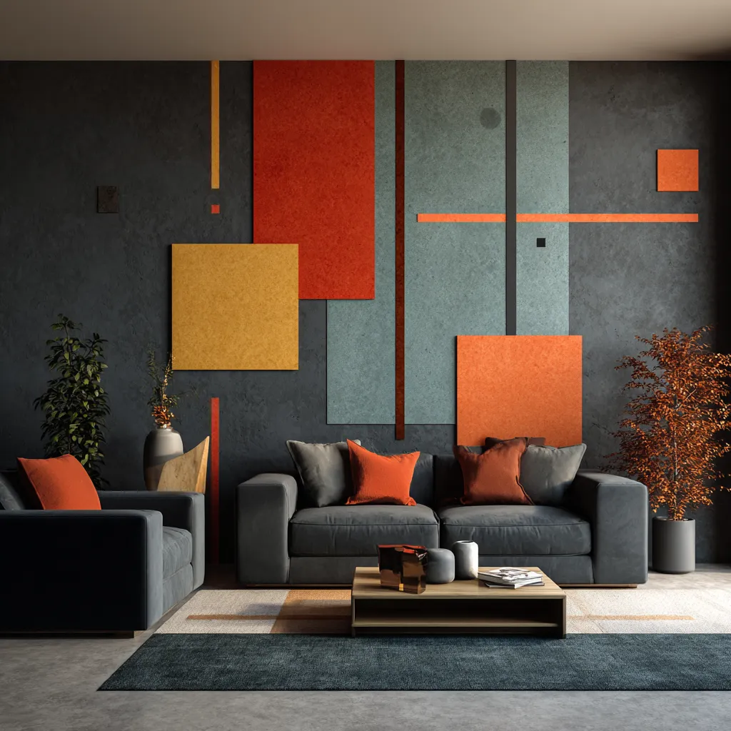 Geometric POP Wall Design for Hall