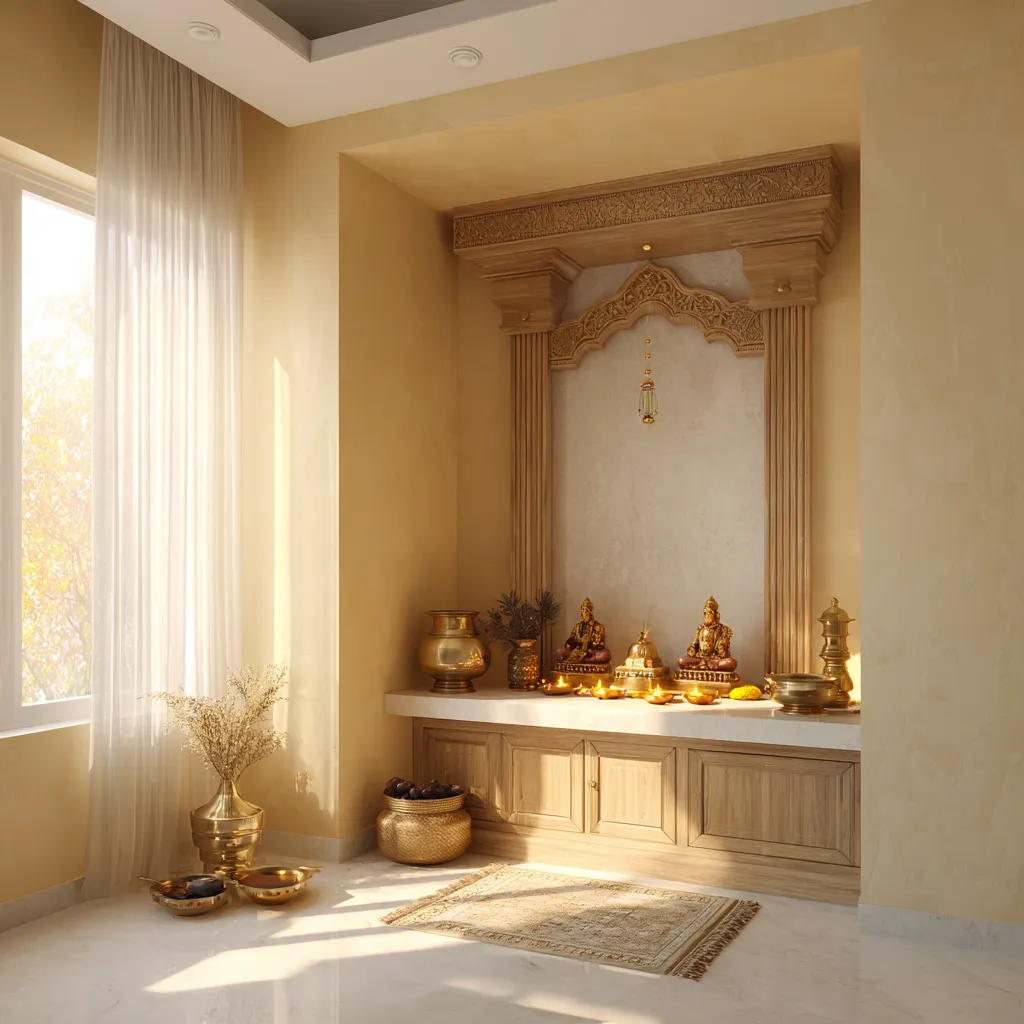 Role of Colours in a Pooja Room Importance of Colours in a Pooja Room