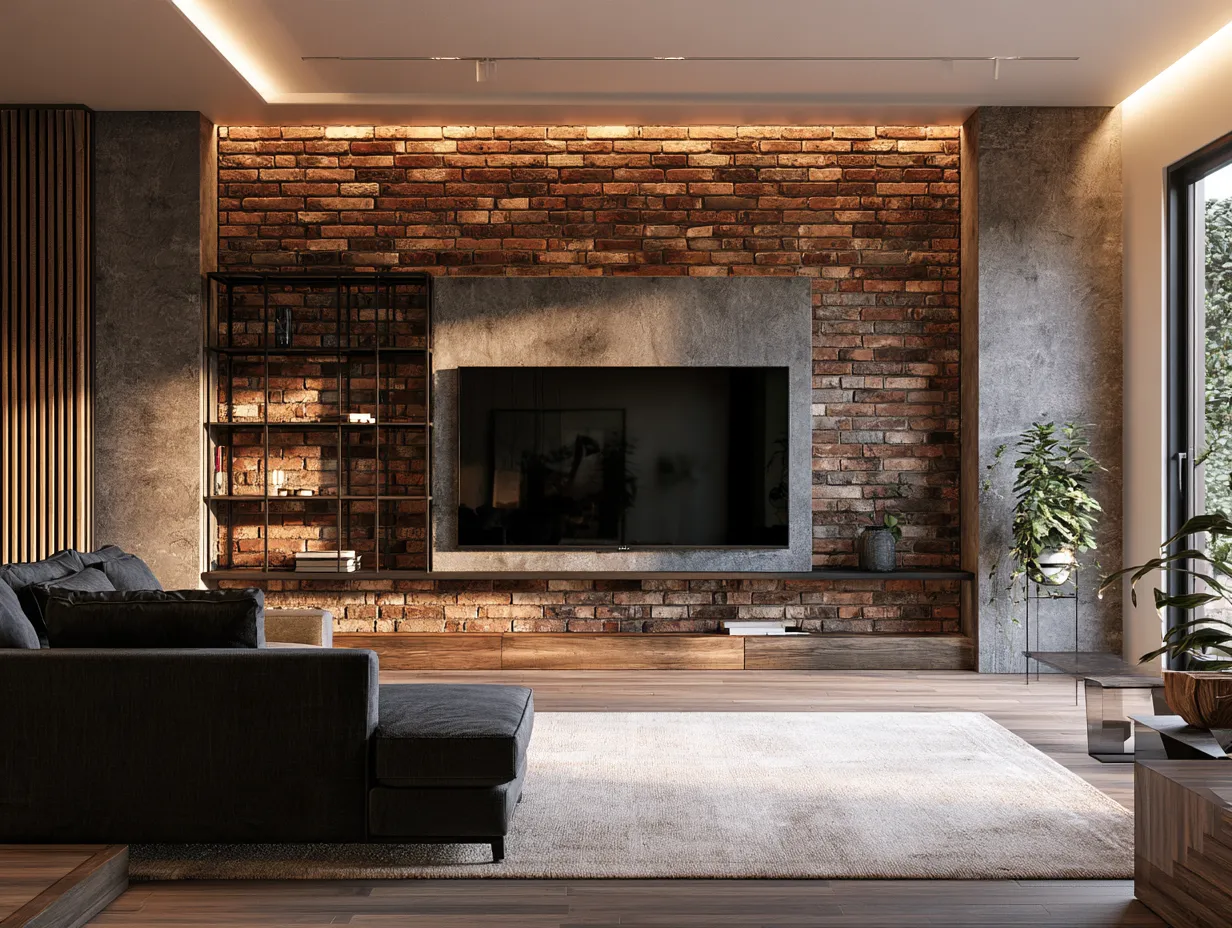 TV Panel for Industrial Living Room LCD Panel Design for Industrial Main Hall