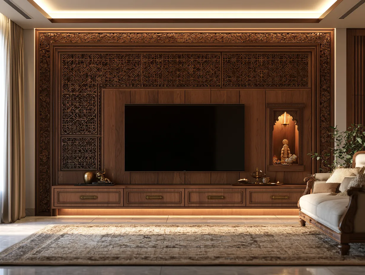 TV Panel for Traditional Main Hall LCD Panel Design for Traditional Main Hall