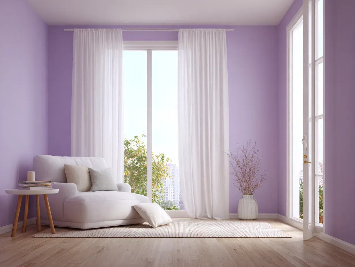 Lilac- Light Purple Wall Paint Colour