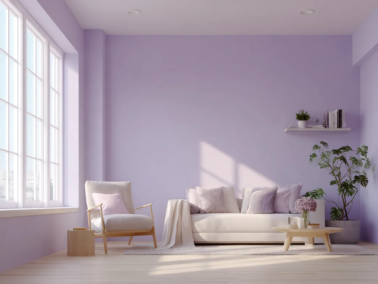 Pale Violet- Light Purple Wall Paint Colour
