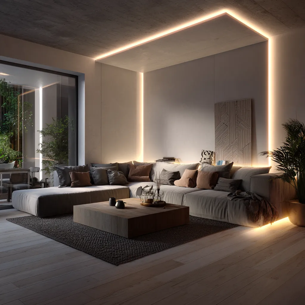 POP Wall Design for Hall with Indirect Lighting