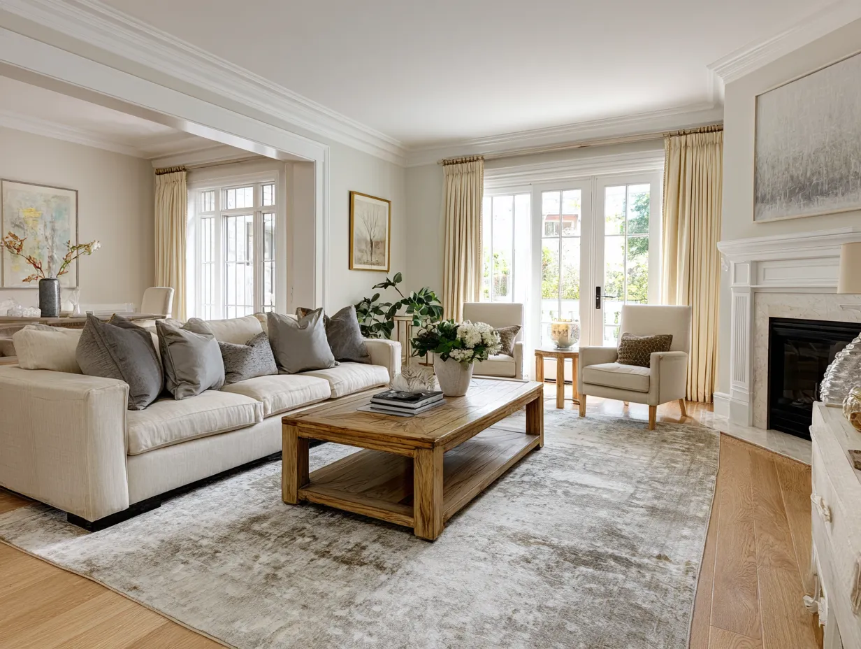 Rug- Rectangular Hall Interior Design Ideas