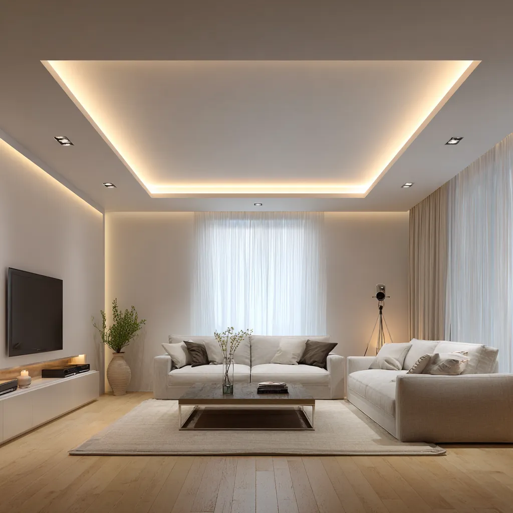 Simple POP Border Design for Hall