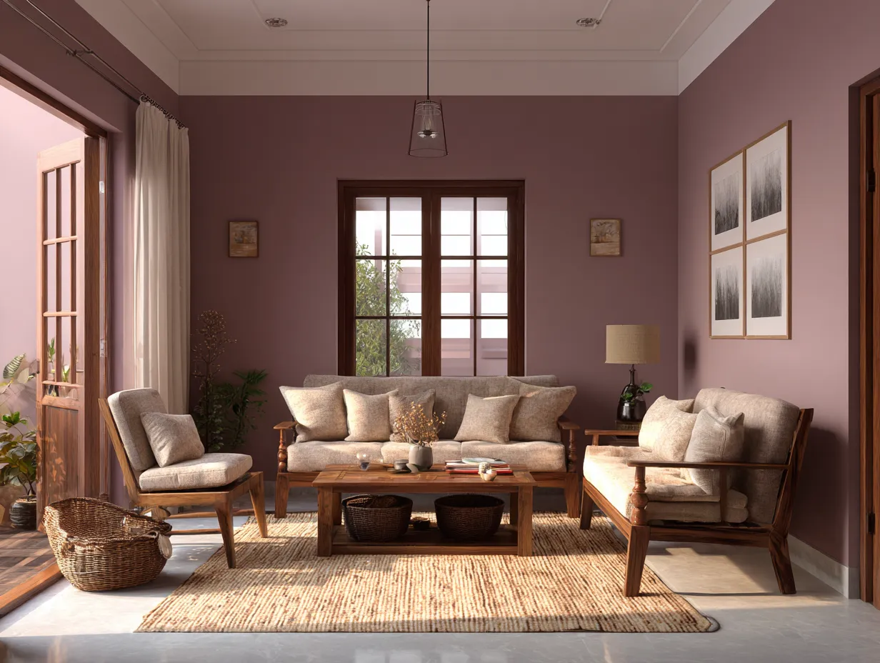 Soft Mauve- Light Purple Wall Paint Colour