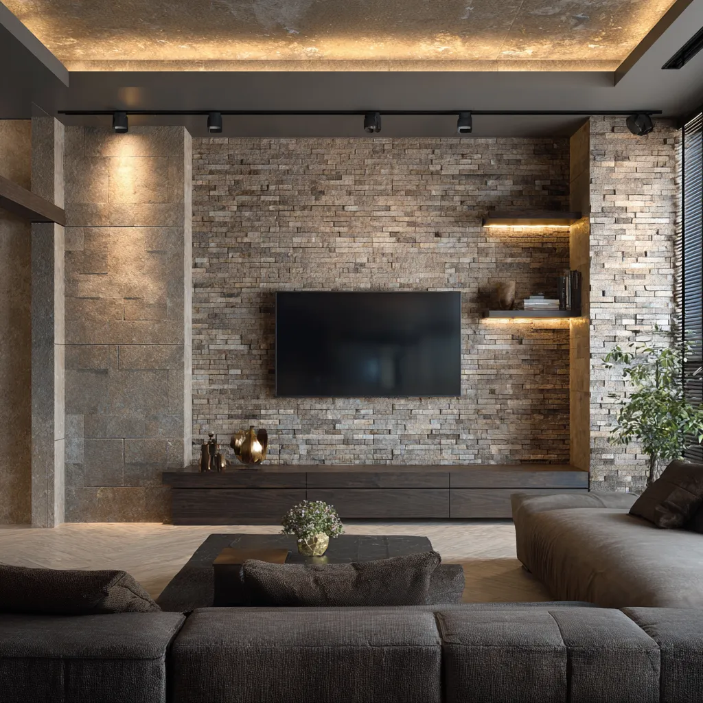 Textured TV Panel Design