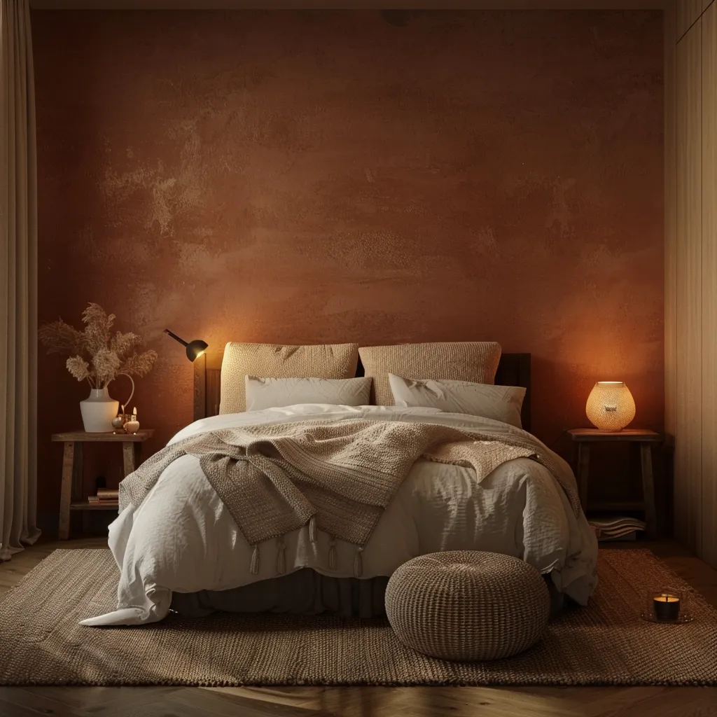 Cosy Guest Room Wall Paint Colour Design