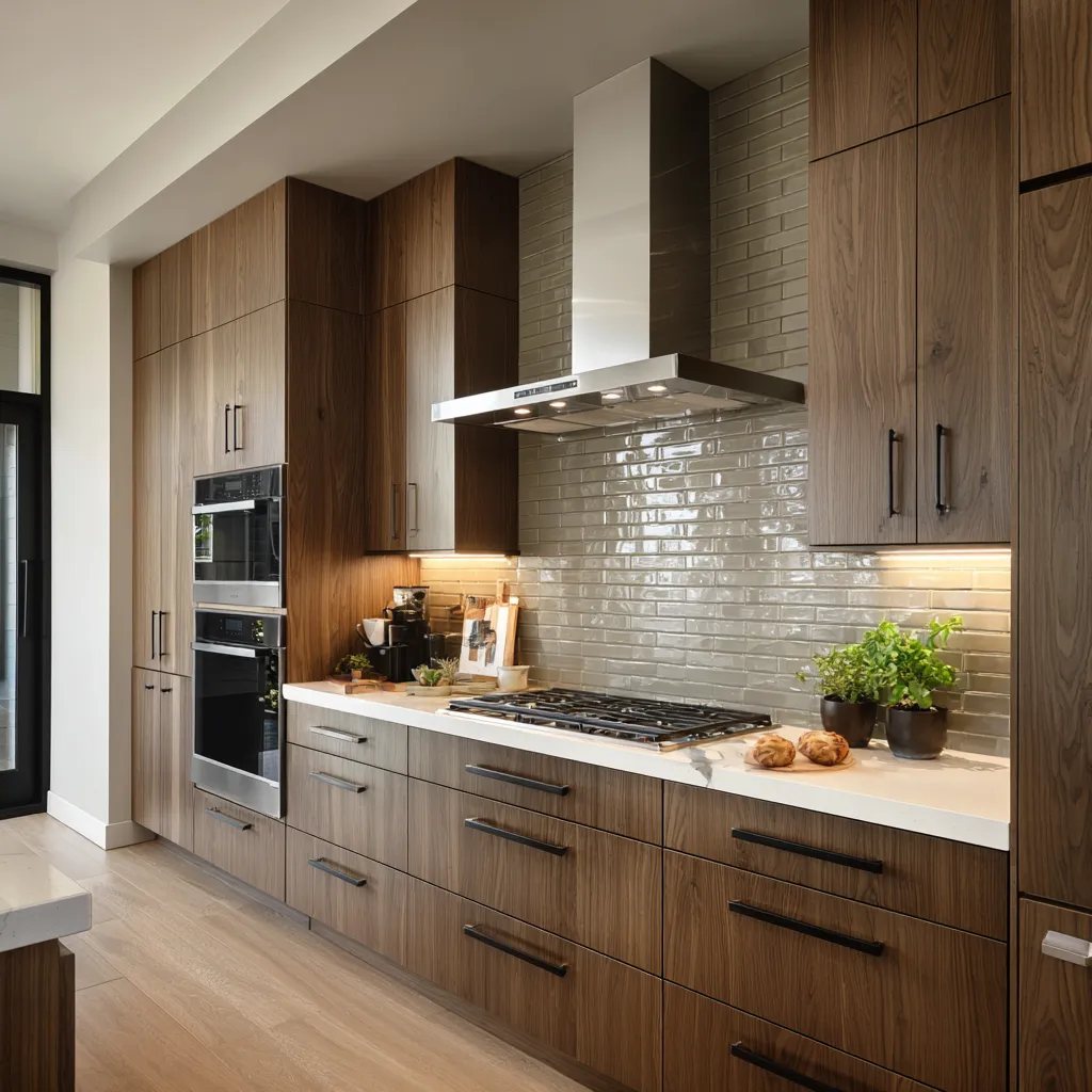 Kitchen Full-Height Chimney Wall Backsplash Tile Design Kitchen Full-Height Chimney Wall Backsplash Tile Design Ideas