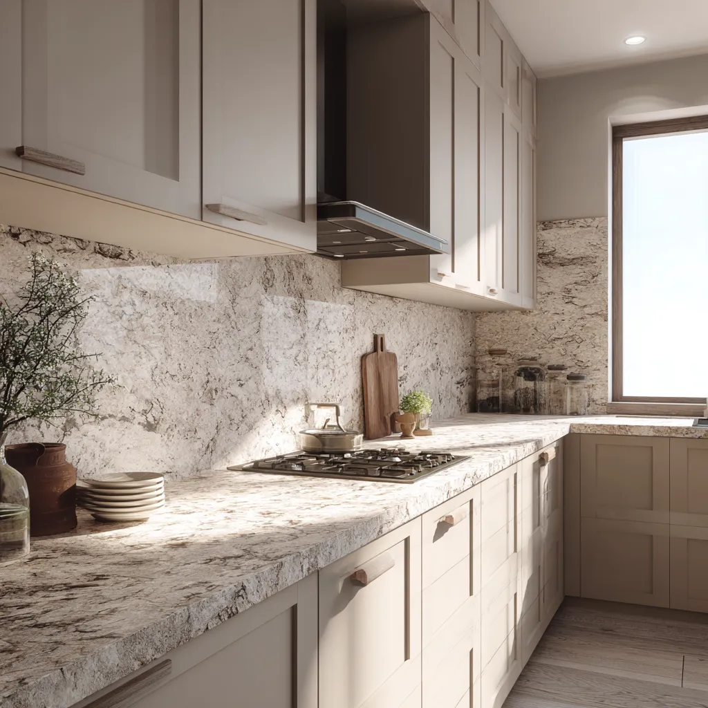 Kitchen Granite Matching Countertop Backsplash Design Kitchen Granite Matching Countertop Backsplash Design Ideas