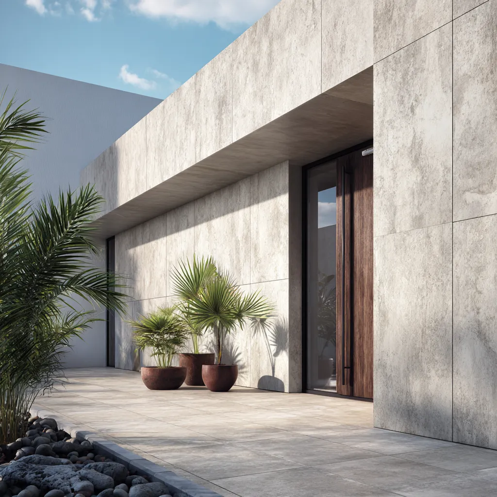 Porcelain Tiles- Material for Front Walls