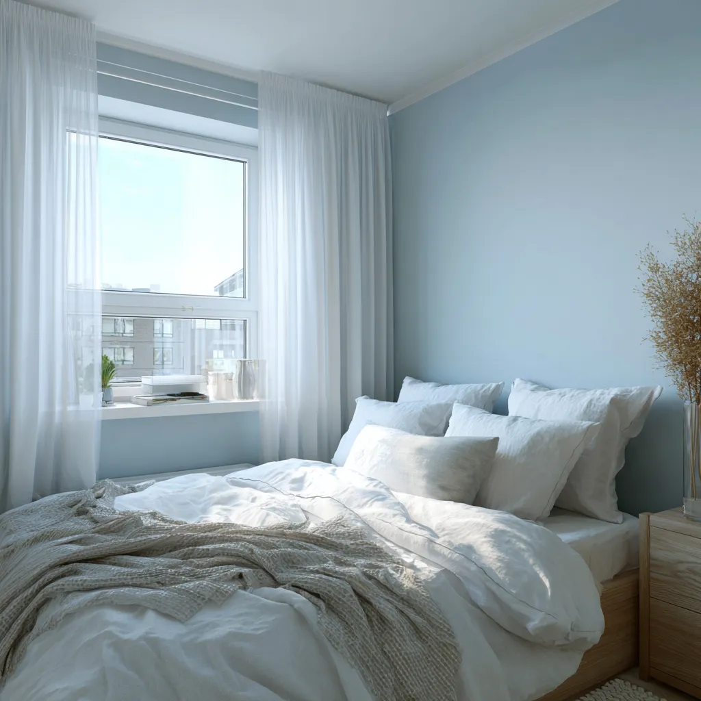 Powder Blue- Guest Room Colour Design Ideas