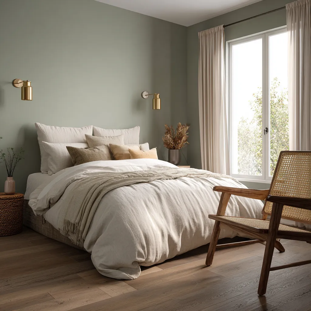 Sage Green- Guest Room Colour Design Ideas