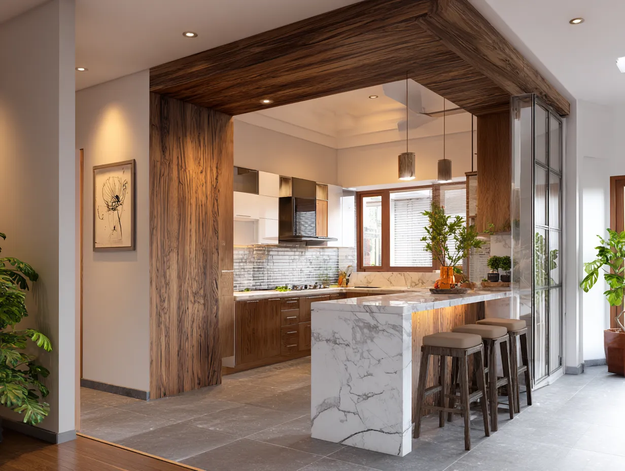 Semi-Open Kitchen Designs- Kitchen Design Trends for 2026